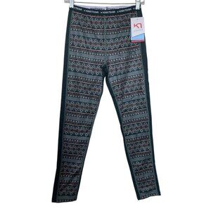 Kari Traa Leggings Pants Base Layer Size Small Southwest Stretch Skiing Ladies